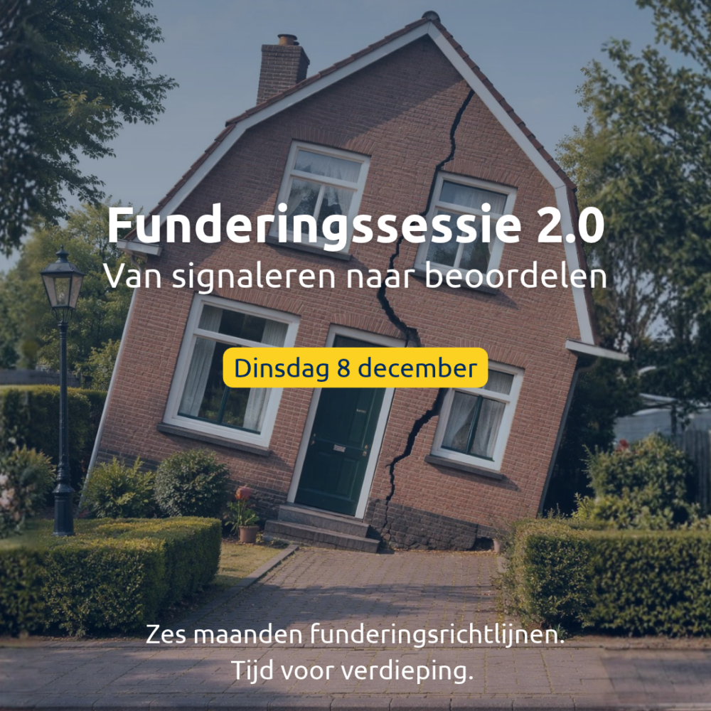 8 December | Infosessie funderingen